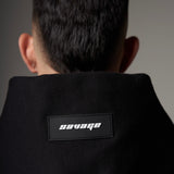 Double Zip Hoodie Boxy fit  Leather stars