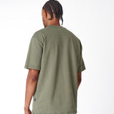 CAMISETA 300 GRAMOS 100% ALGODÓN VERDE MILITAR