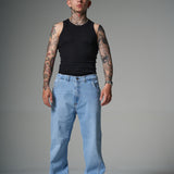 JEANS FLARE SAVAGE AZUL CLARO 14497