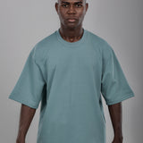 GREENISH GREY T-SHIRT 14083 OVERSIZE BASIC SVG