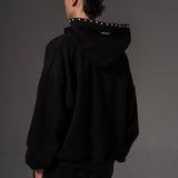 Double Zip Hoodie Boxy fit Perlas Rojas 14651