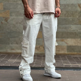 Cargo Buttons Ivory Boot 14189