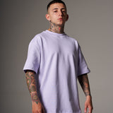 CAMISETA 300 GRAMOS 100% ALGODÓN LILA