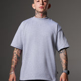 OVERSIZE JASPER GRAY T-SHIRT SVG 