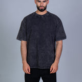 Basica Oversize Acid Wash gris  oscuro 14298