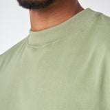 270 GRAMS T-SHIRT, 100% LIGHT GREEN COTTON