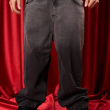 JEAN BAGGY SAVAGE FADED BLACK