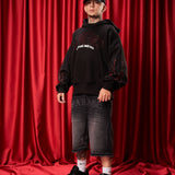 Pre venta Hoodie Boxy fit Negro Savage drop 2026 + Pedreria