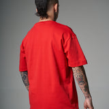 Camiseta 100% Algodón Peruano Rojo   Oversize 250 Gramos