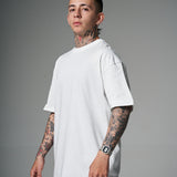 Camiseta 100% Algodón Peruano Blanco crema  Oversize 250 Gramos