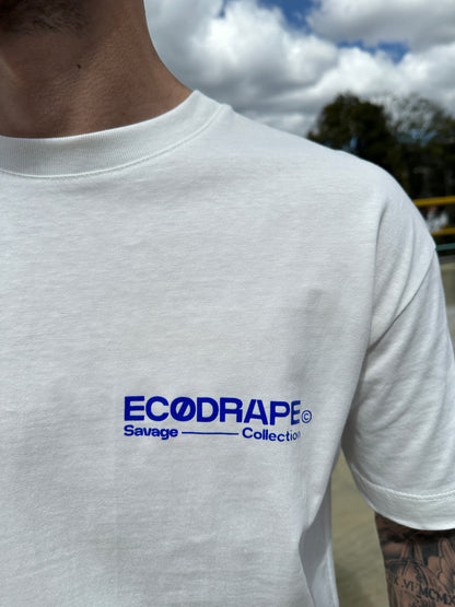 Camiseta ECODRAPE & oversize marfil Ecodrape ©️