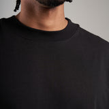 100% Cotton Black Oversize T-shirt 250 Grams 14332