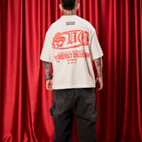 Camiseta Marfil Oversize Repping Bogota Savage  250 gramos