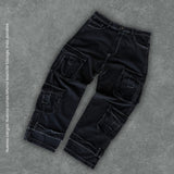 JEANS BAGGY FIT SAVAGE SUPER CARGO NEGRO 14426