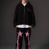 Double Zip Hoodie Boxy fit World wide  14649
