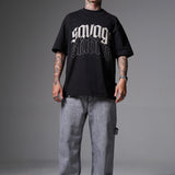 JEANS BAGGY CINTA  GRIS CLARO