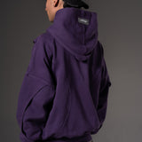 Hoodie Nova  Sun fade Morado 400 gramos