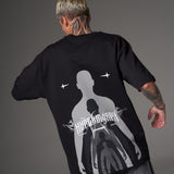 T shirt humans gris  300 gramos 14585