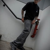 JEANS FLARE SAVAGE GRIS OSCURO 14520