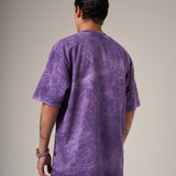 Basica Oversize Acid Wash Purple 14258