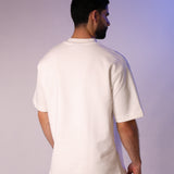 400 GSM Premium Oversize Marfil textura 100% Algodón 14293