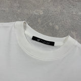 Camiseta 100% Algodón Peruano Blanco crema  Oversize 250 Gramos