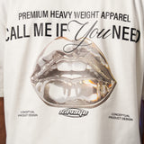 T-shirt 80s Call me if you need 14434 250 GRAMOS