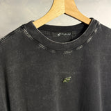 Oversize Acid Wash Negra Placa S