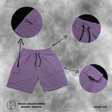 Cargo shorts lilac 14165