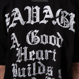 Camiseta Oversize Good heart  savage  250 gramos 14646