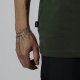 CAMISETA  SIN MARQUILLAS VERDE MILITAR 14078 OVERSIZE