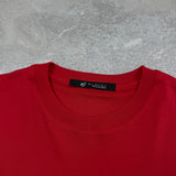 Camiseta 100% Algodón Peruano Rojo   Oversize 250 Gramos