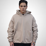 4-pocket hoodie, 400 grams, sand