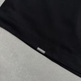 Camiseta 100% Algodón Peruano negra Oversize 250 Gramos