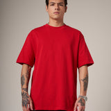 250 GRAMS T-SHIRT, 100% COTTON RED