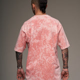 Basica Oversize Acid Wash Rosa claro  14456