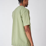 270 GRAMS T-SHIRT, 100% LIGHT GREEN COTTON