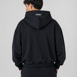 Double Zip Hoodie Boxy fit Diamond