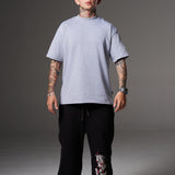 OVERSIZE JASPER GRAY T-SHIRT SVG 