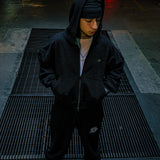 Double Zip Hoodie Boxy fit Diamond