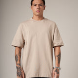 250 GRAMS T-SHIRT, 100% COTTON SAND