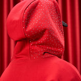 Pre venta Hoodie Boxy fit Red district + Pedreria