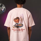 T-shirt 80s Protect My heart 14431 250 GRAMOS