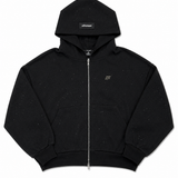 Double Zip Hoodie Boxy fit Diamond