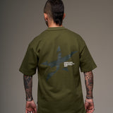 Savage Star Verde  435 GSM 100% Algodón