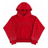 Pre venta Hoodie Boxy fit Red district + Pedreria