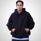Hoodie 4 pockets Black 400 grams