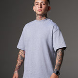 OVERSIZE JASPER GRAY T-SHIRT SVG 