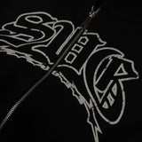 Hoodie Boxy fit Negro SVG