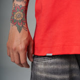 Camiseta 100% Algodón Peruano Rojo   Oversize 250 Gramos